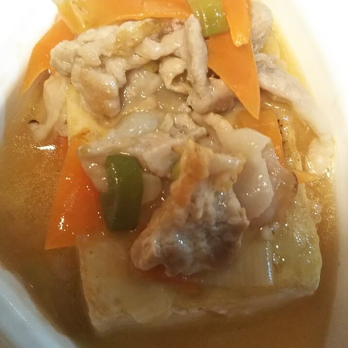 中華風あんかけ豆腐